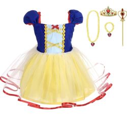 Lito Angels Princess Dress Up Costumes for Toddler Girls Christmas Halloween Fancy Party with Accessories