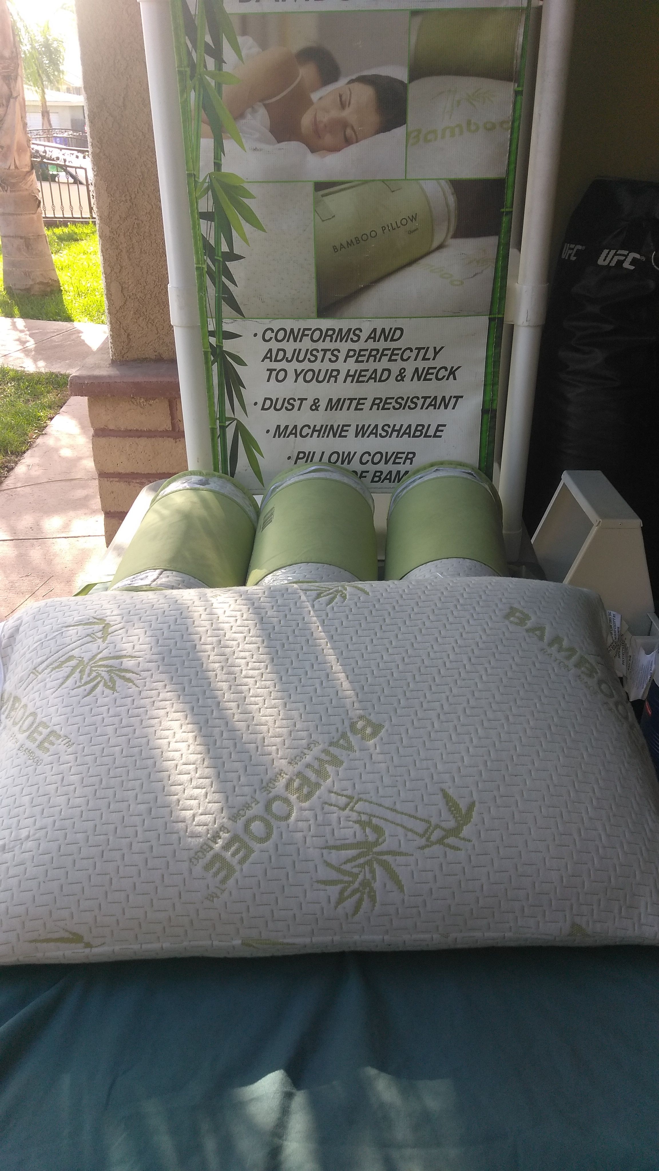 Bamboo pillow queen