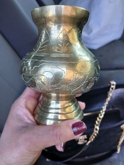 Brass vase