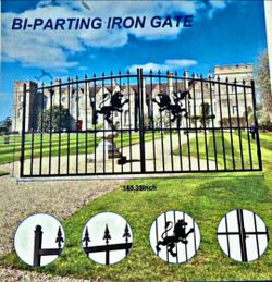 Iron Driveway Gate