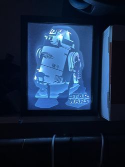 Star Wars 8.5 X 11in Shadowbox/Lightbox