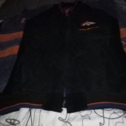 Authentic Leather Authentic NFL Extra Large Denver Bronco Jacket