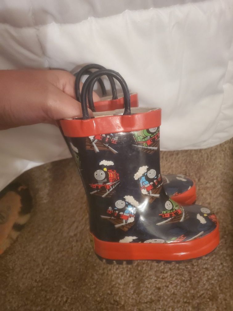 Thomas the train rain boots