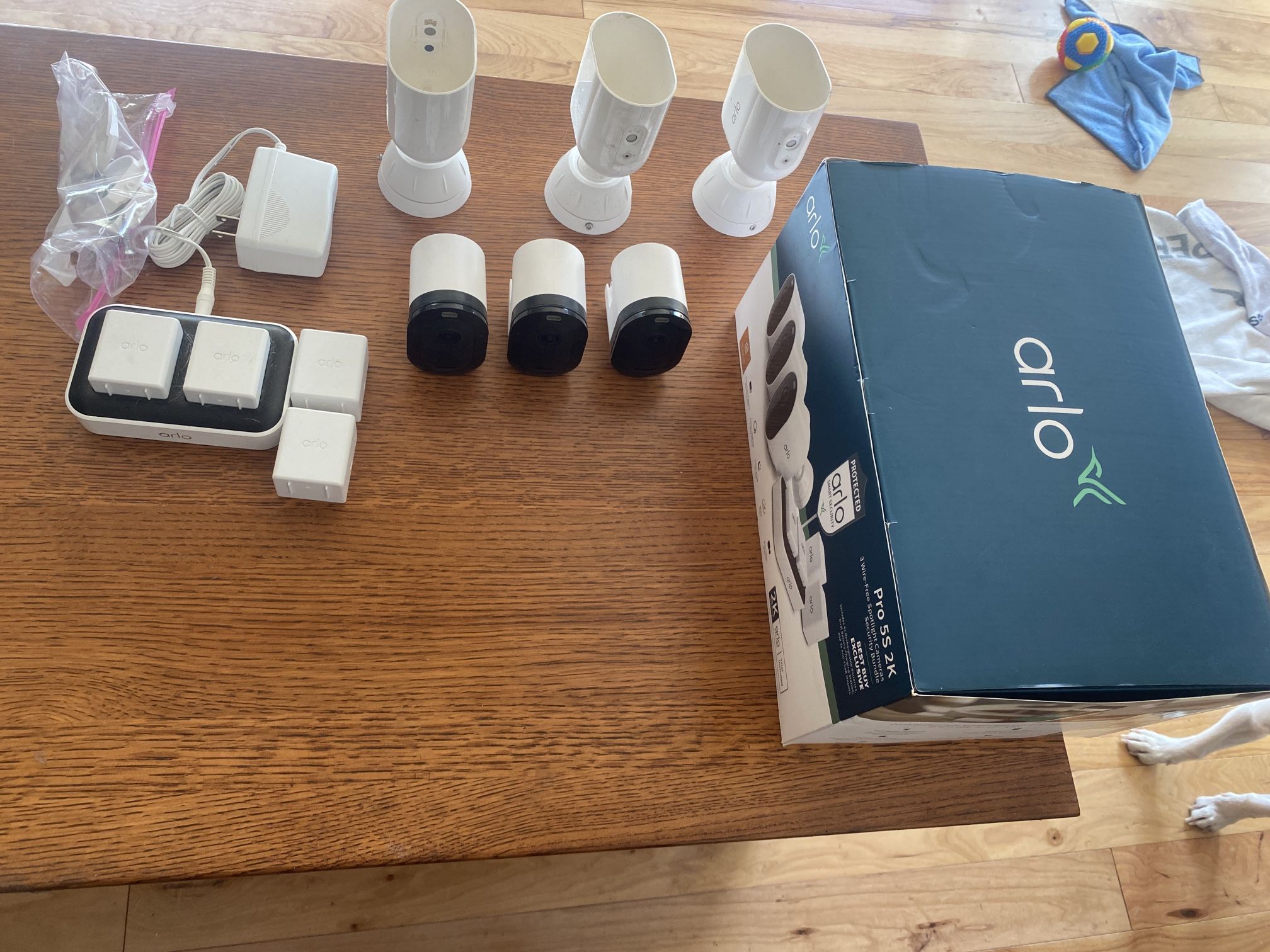 Wireless Arlo 5s Pro 3 Camera Security set