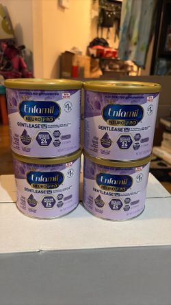4 Enfamil NeuroPro Gentlease Formula – 7.2 oz Cans