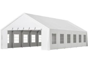 Open Box w/ 2 parts Damaged No Manual 20x40FT Party Tent Heavy Duty Large Wedding Event Shelters