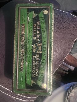 Antique Three Castles 100 Cigarette Tin – W.D. & H.O. Wills Bristol London