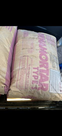 Cement bags