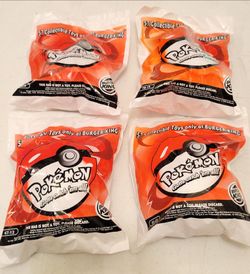 New Pokémon Sealed 1999 Burger King Toys by Game Freak Set