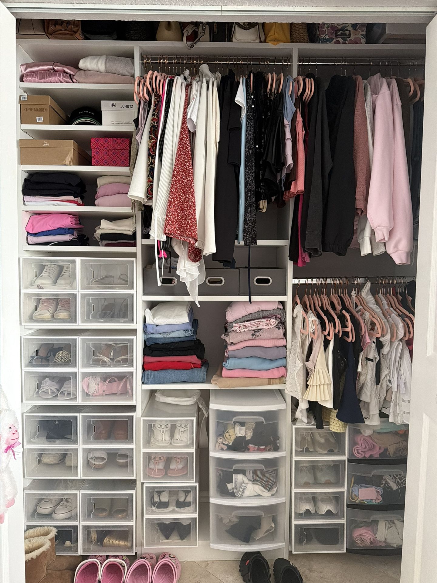 Closet shelves 