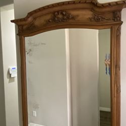 Walnut Antique Mirror 