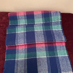 Plaid Acrylic Winter scarf
