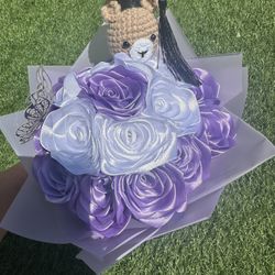 Eternal Ribbon Rose Bouquet 