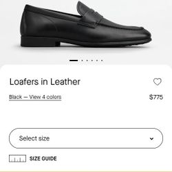 Tod's Loafers In Leather 8½