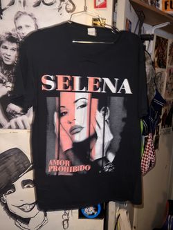 Selena Amor Prohibido Shirt Mens Size Large Short Sleeve Black