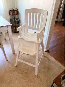 Wooden high chair
