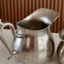 Beautiful vintage pewter set from the Henry Ford Museum collection