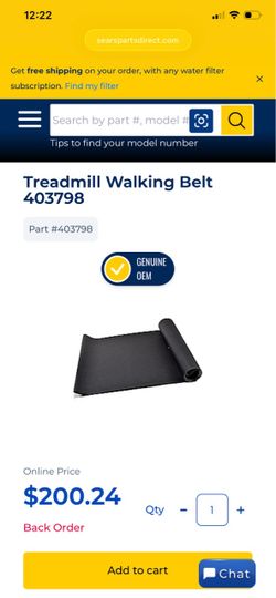 Brand new treadmill belts and 1 motor belt
