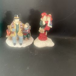 Vintage Christmas Village  Figures 