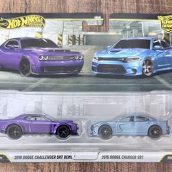 Hotwheels Premium’18 Dodge Demon & SRT