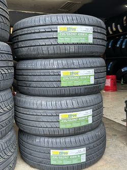 235/55R17 FOUR NEW TIRES WITH FREE ALIGNMENT 