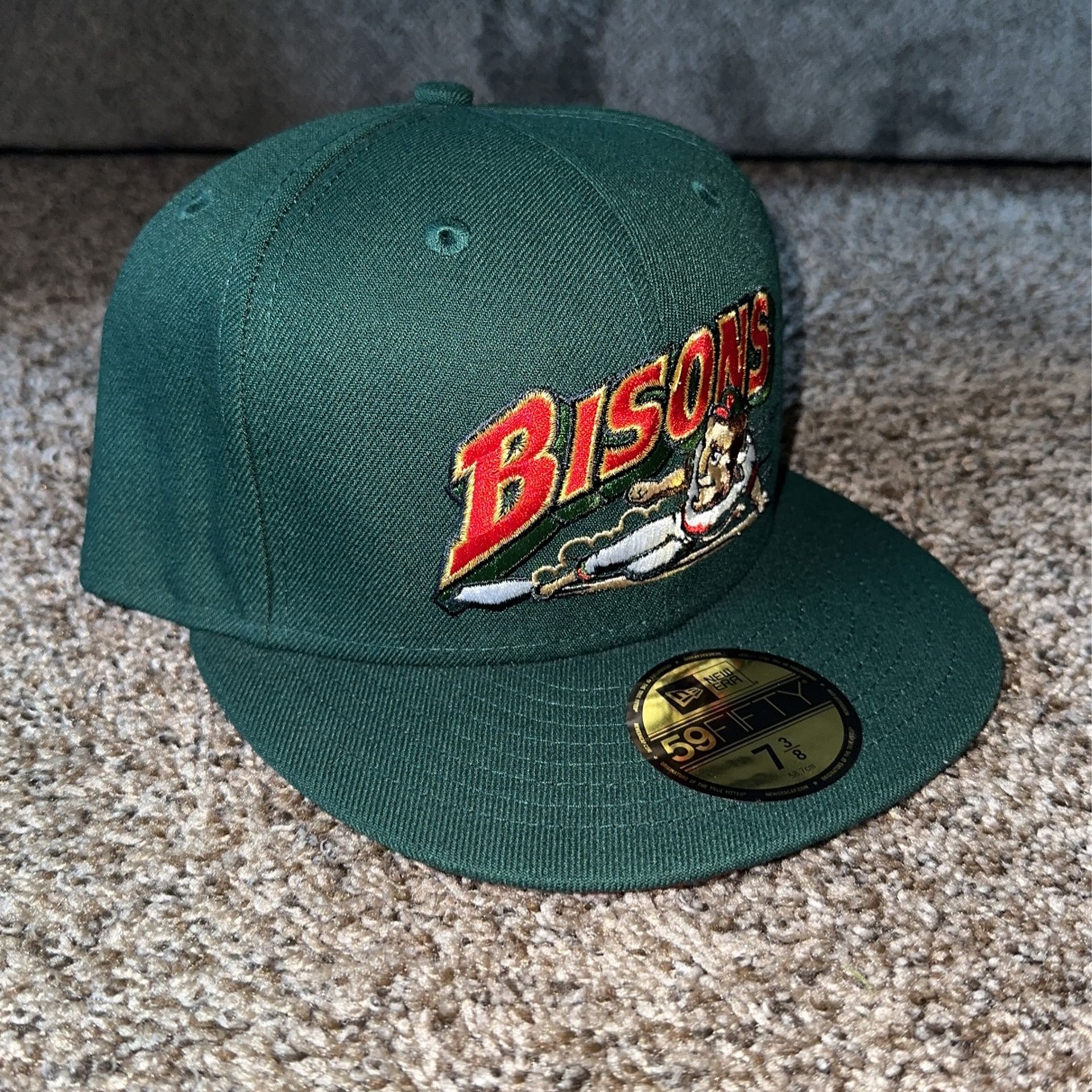 Buffalo bisons fitted hat size 3/8