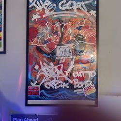 COPE2 Original Graffiti Official Nyc Subway Map Hand Painted