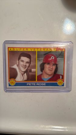 Baseball Card Pete Rose 1983
