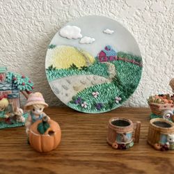 Precious Moments Country Lane Minature Tea Set
