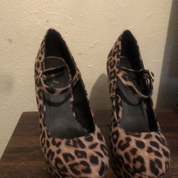 Leopard Heels