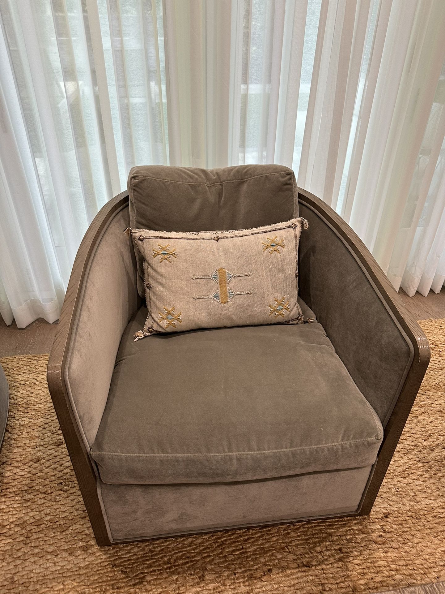 Rh dixon swivel chair best sale