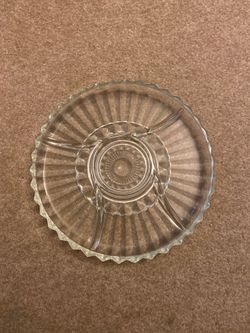 5 Part Glass Relish Dish
