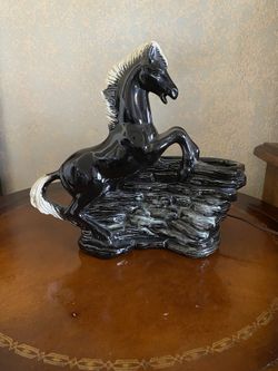 Horse TV Lamp With Planter