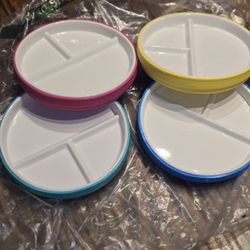 Elk And Friends Divide Dinner Suction Plates