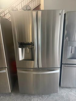 36” KENMORE REFRIGERATOR REFRIGERADOR FRIDGE NEVERA HELADERA WORKING PROPERLY FUNCIONANDO DELIVERY WARRANTY 4 MONTHS