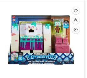 Minecraft Toys, Legends Devourer & Ranger Action Figures with 2 Accessories Collectible Gift Set
