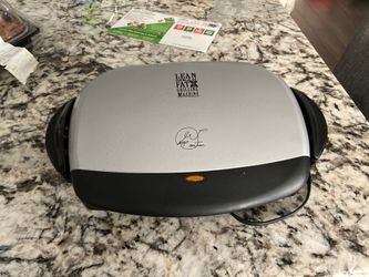 George foreman grill works good just missing the tray .