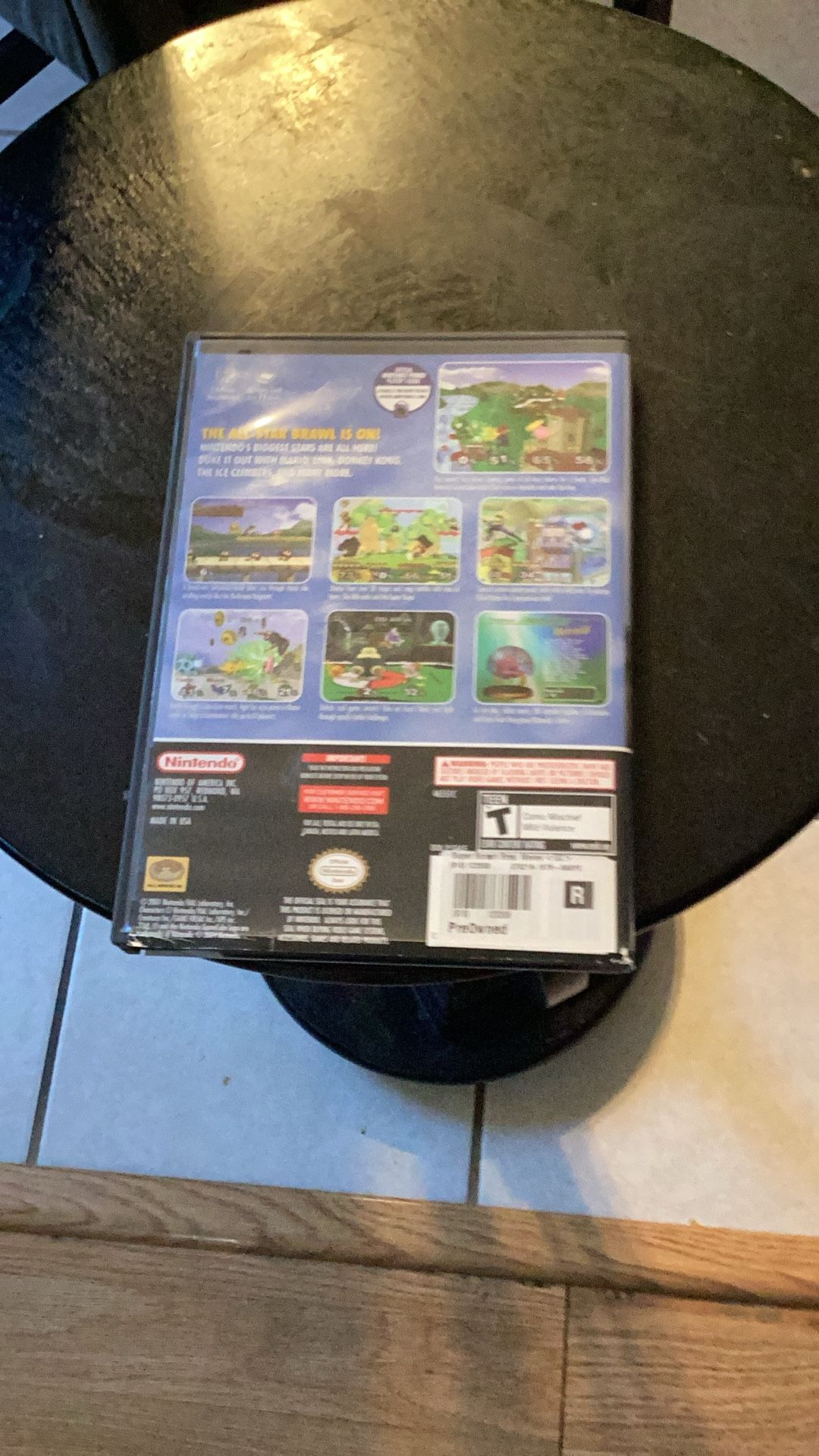 Nintendo super smash brother game cube game excellent condition