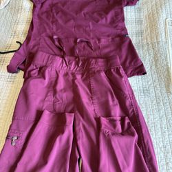 Adar Scrub Set( Maroon)