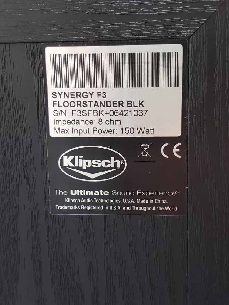 Klipsch Synergy F3 Tower Speakers for Sale in Fort Lauderdale, FL