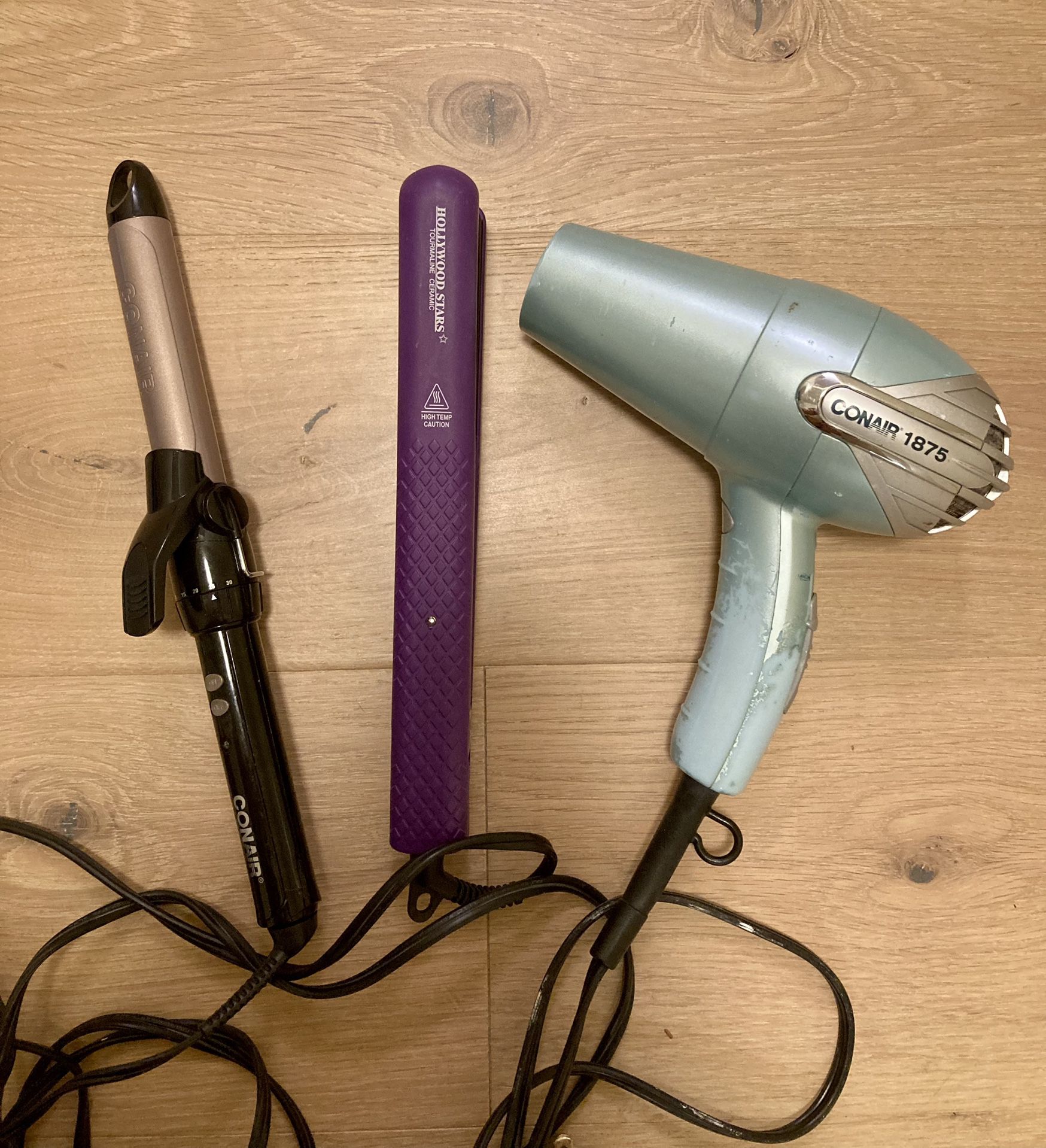Hair Tools - Curler, Straightener, Dryer