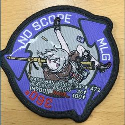 Girls' Frontline No-Scope MGL M200 Velcro Patch