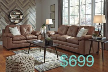 Ashley sofa and love seat no credit needed $49 Down And Take Home Today