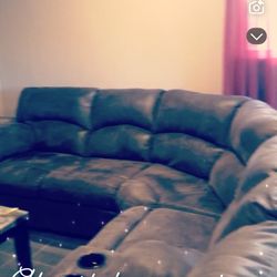 Couch And Two Recliners One In Each End