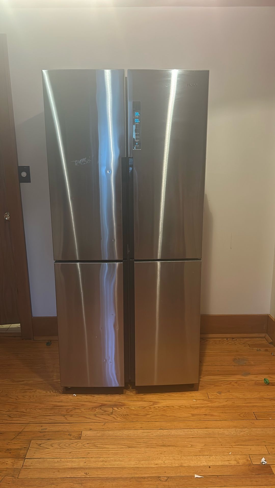 BEST OFFER MOVING TOMORROW 16.8 cu. ft. Counter Depth French Door Refrigerator in Stainless Steel BEST OFFER MOVING