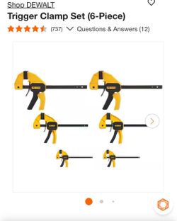 DeWALT Trigger Clamps Set