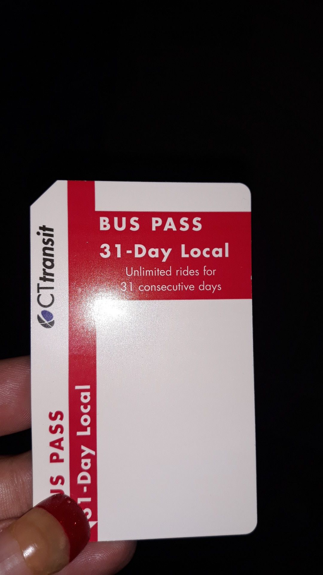 New 31 day pass