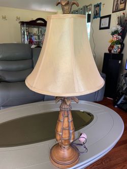 Vintage Palm Tree Lamp