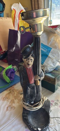 Charlie Chaplin Figural Lamp Base