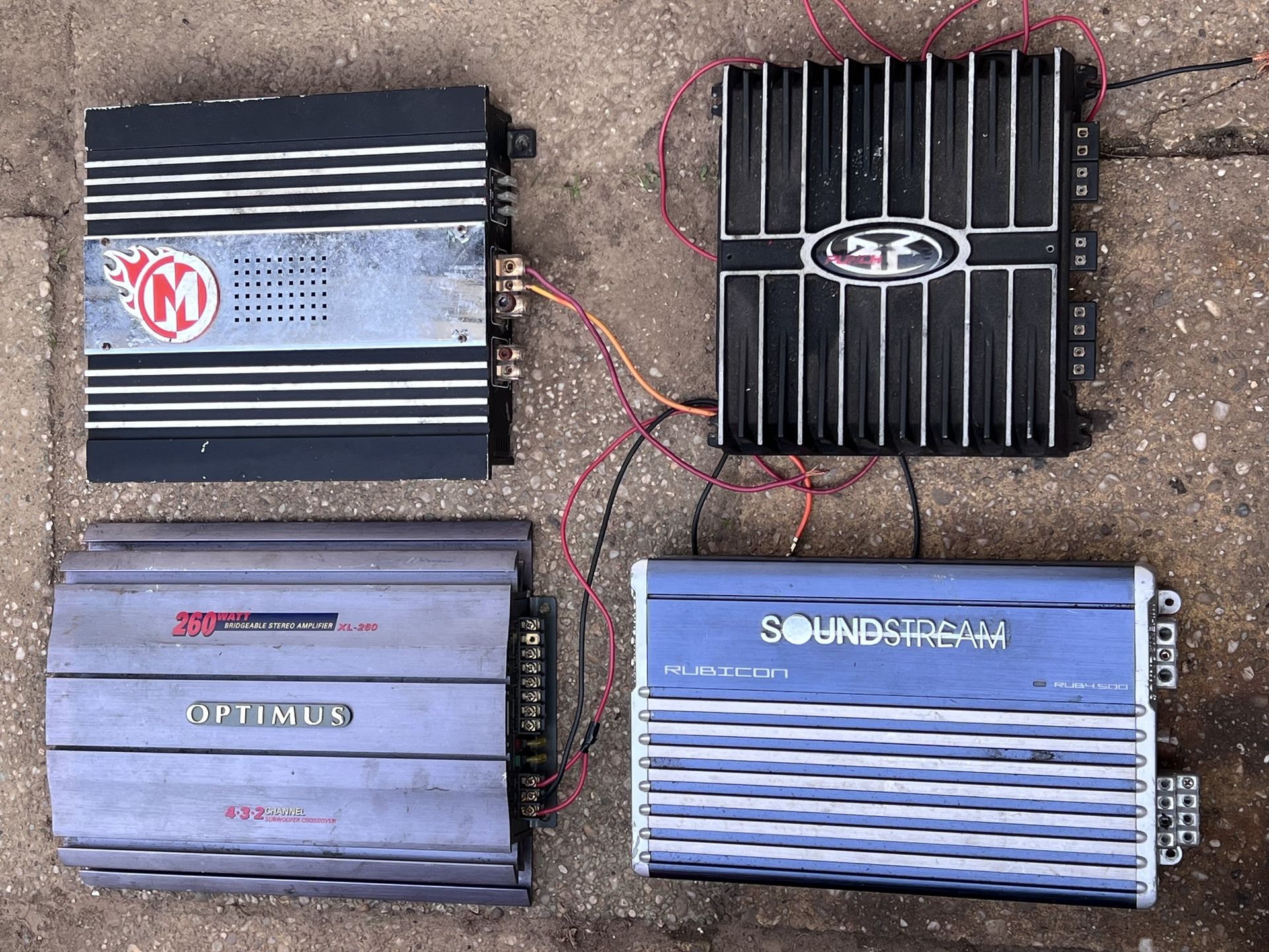 4 Car Audio Amps
